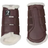 Horka beenbeschermer bont (Kleur: bruin, Maat: XL)