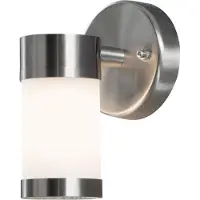 Konstsmide Buitenlamp Modena enkel RVS/wit