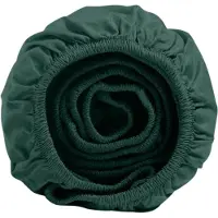 Yumeko Hoeslaken Percal Katoen 140x200 Groen - Eco, Bio & Fairtrade