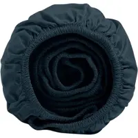 Yumeko Hoeslaken Percal Katoen 140x200 Blauw - Eco, Bio & Fairtrade