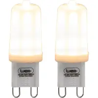 LUEDD Set van 2 G9 dimbare LED lampen 3W 280 lm 2700K