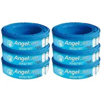 AngelCare -navulcassette Plus - Refill 6 stuks - Luieremmer - refill cassettes - recharge de poubelle à couches
