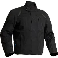Halvarssons Naren, waterdichte motorfietsjas, textiel, zwart, maat 50