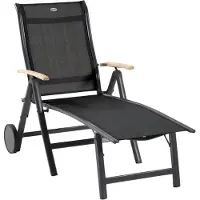 Hartman Ligbed Alice Comfort Lounger High Xerix Frame Black Textylene