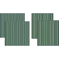 DDDDD Combiset Over The Rainbow Green 2 Keukendoeken + 2 Theedoeken-60 x 65 cm