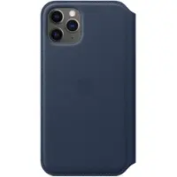 Apple Leather Folio Bookcase voor de iPhone 11 Pro - Deep Sea Blue