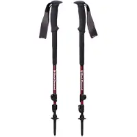 Black Diamond Dames Trail Trekking Poles, Twee Lichte Vouwbare Aluminium Wandelsstokken met FlickLock Verstelbaarheid