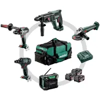 Metabo Combo Set 2.4.1 | Accu combiset 18V 5 machines in gereedschapstas (3x 4.0Ah accu + lader) - 685213000