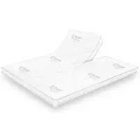 Droommatras Traagschuim splittopper Tencel DeLuxe 200x200 dikte 11 cm