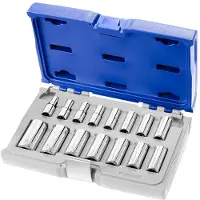Expert by Facom lange 6-kantdoppenset 3/8" | 15-delig | in koffer | E031804 - E031804