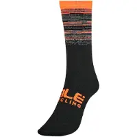 ALÉ Q-Skin Scanner Unisex Socks Black/Orange || Maat: 44-47