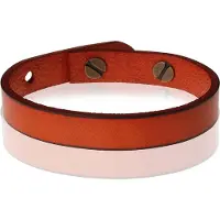 Stone Valley leren armband Verstelbaar Heren Bruin