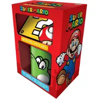 Pyramid Super Mario - Yoshi geschenkdoos mok, onderzetter en sleutelhanger