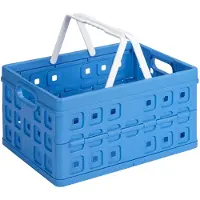 Sunware Square vouwkrat - 32 l - blauw