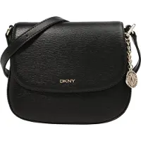 DKNY Bryant Saddle Bag Blk/gold Size: OS | Shoulder Bags Outlet | Dames | Zwart