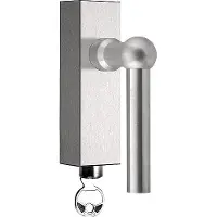 Formani FERROVIA FVL85-DKLOCK draaikiepgarnituur afsluitbaar - mat RVS