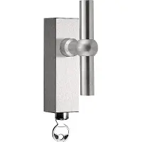 Formani FERROVIA FVT100-DKLOCK draaikiepgarnituur afsluitbaar - mat RVS