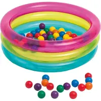 Intex Classic Baby Ballenbad - Blauw, 86 x 25 cm, 50 Leuke Ballen