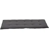 Lesli Living tuinbank kussen antraciet 150x35x6 cm
