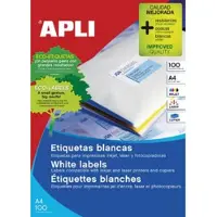 APLI witte etiketten ft 70 x 42,4 mm (b x h), 2.100 stuks, 21 per blad (1276)