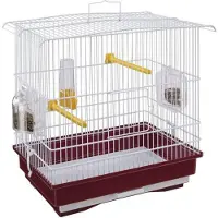 Ferplast Giusy Rood en Witte Vogelkooi