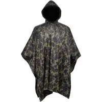 vidaXL Regenponcho voor kamperen/wandelen leger waterdicht camouflage