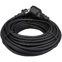 Velleman Rubber verlengkabel - 25 m - 3g1.5