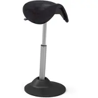 Euroseats Lugo Zit-sta -kruk Ergonomisch Zwart 340 mm x 880 mm