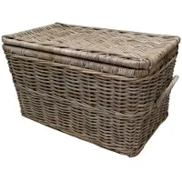 Sweet living Rieten Mand Deksel - 62x34xH34 cm