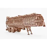 Wood Trick Tank Trailer - Uitbreiding Set Voor Truck - Houten Modelbouw