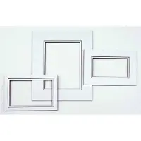 Packlinq Passepartout Dubbeldik Wit/zwart 40.6x50.8cm Met 19x29cm Venster (10 Stuks)