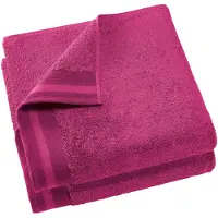 De Witte Lietaer Douchelaken Contessa Magenta (70 x 140 cm) (set van 2)