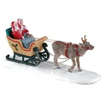 Lemax North pole sleigh ride kerstfiguur
