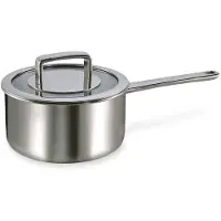 Habonne Royal steelpan 16 cm met glazen deksel