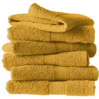 De Witte Lietaer Badtextielset Helene Golden Yellow (Set van 6)
