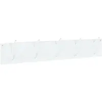 Jax Design Kapstok Factory 10 haken | Jax Design metaal wit 10x12x70 cm wandkapstokken | NADUVI