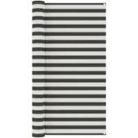 vidaXL Tenttapijt 200x300 cm antracietkleurig en wit