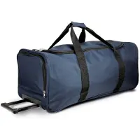 Kimood Reistas/weekendtas op wieltjes Travelmaster - 71 x 31 x 30 cm - Donkerblauw - 66 liter - Sport - Vak - Sporttassen