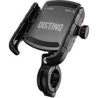 DistinQ Telefoonhouder Fiets - Universeel - 360 Graden Draaibaar - Smartphone & GSM Telefoon Fietshouder - Zwart