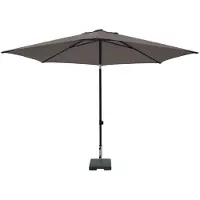 Madison Parasol Mykanos Push-Up Pe Taupe Grade 6 (250 x 250 cm)