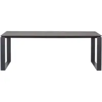 Ebuy24 Martinus tuintafel 210 x 100 cm zwart.