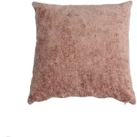 Bronx71 Sierkussen Juna Chenille Stof Roze 45 X 45 Cm.