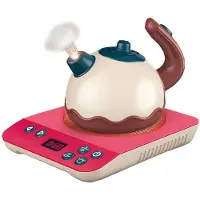 Luna Speelset Waterketel Mini Home Junior 11,5 Cm Wit 8-delig
