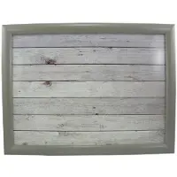 Mars & More Laptray/schoottafel steigerhout print 43 x 33 cm - Dienbladen