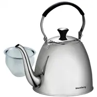 Klausberg Thee kettle fluitketel 1 liter rvs