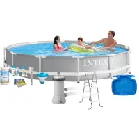 Intex Zwembad Prism Frame - Met accessoires - 366x76 cm