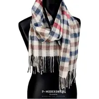 P-Modekontor Winter Sjaal Multicolor Geblokt Dames Sjaal Multi Geblokt