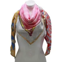 P-Modekontor Driehoek Sjaal Dames Sjaal Multicolor