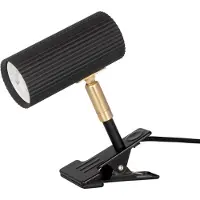 Globen Lighting Hubble klemlamp Zwart