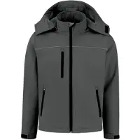 Bestex Softshell jas basic met capuchon XL / Grijs